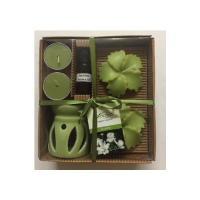 Gift Set-13: Aroma Oil, ceramic burner and floater candle set