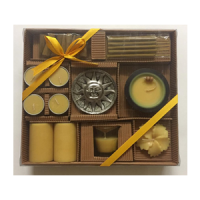 Gift Set-9: Scented wax bowl and mini pillar candle set